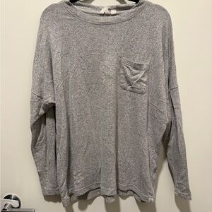 Roxy Heather Gray Knit Top